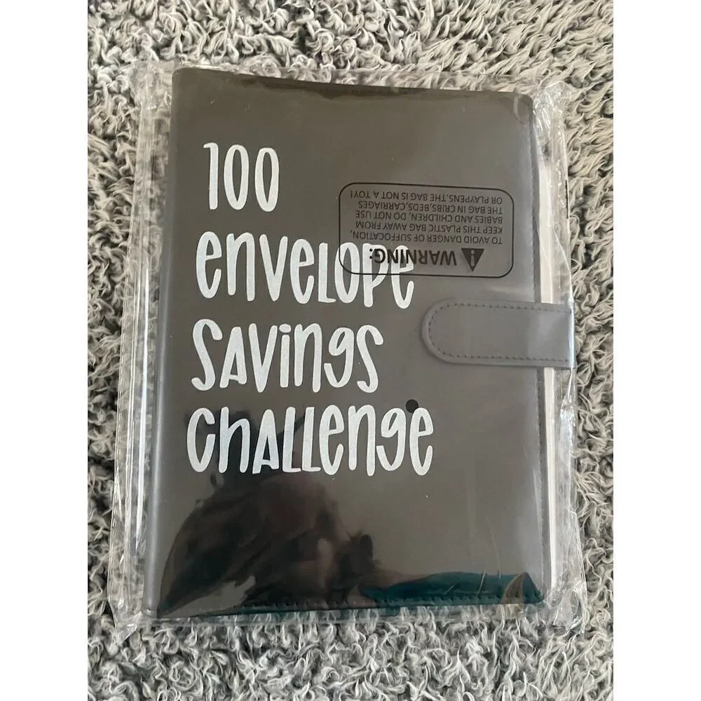 100 Envelope Savings Challenge Binder Budget Planner Money Saving Book